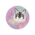 みきぞーん｜保護猫 ミッキー画伯と肉球とおともだちのkojiro Tin Badge