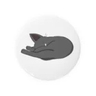 うさりんごの黒猫のクロア Tin Badge