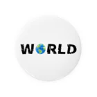 Ａ’ｚｗｏｒｋＳのWORLD(英字＋１シリーズ) Tin Badge