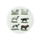 J. Jeffery Print Galleryの1802年ドイツの犬たち Tin Badge