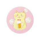 トラとハチワレの乾杯 Tin Badge