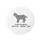 orange_honeyの猫1-7 サバトラ猫 Tin Badge