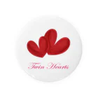 savannahのTwin Hearts Tin Badge