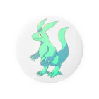 ドラゴンもどきの巣窟の羽のない緑のドラゴン Tin Badge