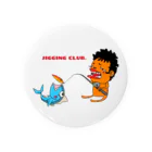 GRAND FATHER CAFE.のJIGGING CLUB. Tin Badge