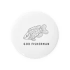 Oki.SharingのGOD FISHERMAN Tin Badge