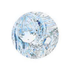 blue_______7のきらきらほうせき Tin Badge