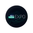 Agile Tech EXPOのロゴ＆キービ缶バッジ 缶バッジ