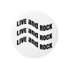 L&RのL&R  LIVE and ROCK Tin Badge