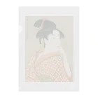 寿めでたや(ukiyoe)のUkiyoe　Utamaro クリアファイル