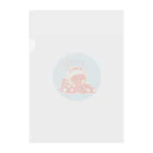 雑貨屋のオソラさんのレトロなすがもん Clear File Folder