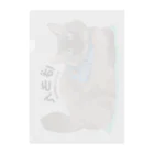 だいこくの猫絵生活ショップのばろんさん Clear File Folder