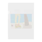 Drecome_Designの【涼し気】サンダル女子 Clear File Folder