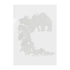 ツバメノスの浮世絵風古生物　角龍 クリアファイル