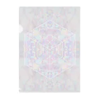 Cyan's graphicsのHolographic cube Clear File Folder