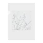 blancillaの揺れる花 クリアファイル