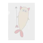 shrimp catのshrimp cat Clear File Folder