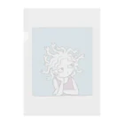 杜の魚の窓辺のメデューサ Clear File Folder