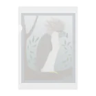 Sea of Grassの遠くを見るフィリピンワシ Clear File Folder