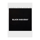 BLACK AND GRAYのBLACK AND GRAY Clear File Folder