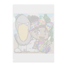 しまこのお店のアニマルガール ハシビロコウとアフリカガール Clear File Folder