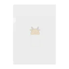 ゆるも鹿々堂のポケットインまめしか Clear File Folder