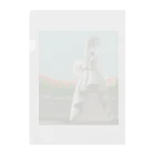 める（merumeru꒰ა♡໒꒱HELLun）へるのクラシカルファンシードレスロップイヤー Clear File Folder