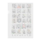 animal office lady おーえるのOLアニマルマスク全員集合 Clear File Folder