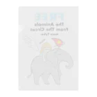 チームTyke グッズショップのタイクと天使 Clear File Folder