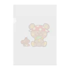 レタ(LETA)のぬいクマちゃんのキノコがり Clear File Folder