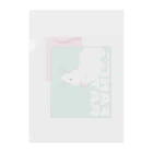 YaMa-Rat.のネズミがかわいいすき■白 Clear File Folder