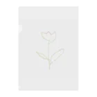 rilybiiの虹色 Tulip Clear File Folder