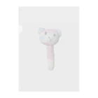 enimouのカラフルくまちゃん棒 Clear File Folder
