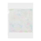 絵描き ひろみるん♪ オリジナル アートグッズSHOPのパステル画イルカ Clear File Folder