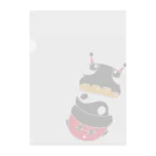ADMS_Yuki_IKIの陰陽太極柄 イモムシ！ Clear File Folder