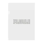 オンラインショップ「田んぼ」の「ELEVANLIFE」文字グッズ Clear File Folder