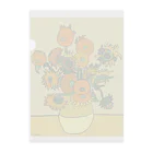 comomo629のサンサンFlower Clear File Folder