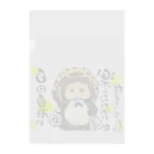 絵手紙　Fujiのたぬき絵手紙 Clear File Folder