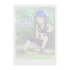 ねぎとろ！の少年忍者 ハヤテ丸 Clear File Folder
