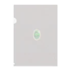 kai-mimiのガーネット(緑) クリアファイル