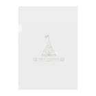 パレオな部族グッズストアのPaleolithic Camping Tent (Original Color) Clear File Folder