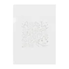 はしづめ_ねこのツメのねこいっぱい Clear File Folder