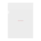 矢野靴店の矢野靴店BOXLOGO Clear File Folder