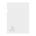 whiterabbit2010のうさぎ　サイアミーズスモークパール Clear File Folder