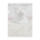 ツキコヨウのあくび猫 Clear File Folder