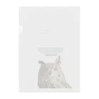 有限会社サイエンスファクトリーのベンガルワシミミズクのタイミー【縦/white】 Clear File Folder