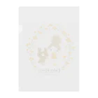 ちこもこのちこもこ＊きいろいおはな Clear File Folder