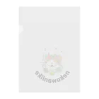 nekowanlikeのnekowanlikeさくら猫 Clear File Folder