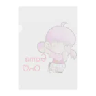 はりねずこのイラストのゲームオン！モモちゃん Clear File Folder