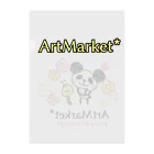 ArtMarket*のあーたん＆イモさん クリアファイル